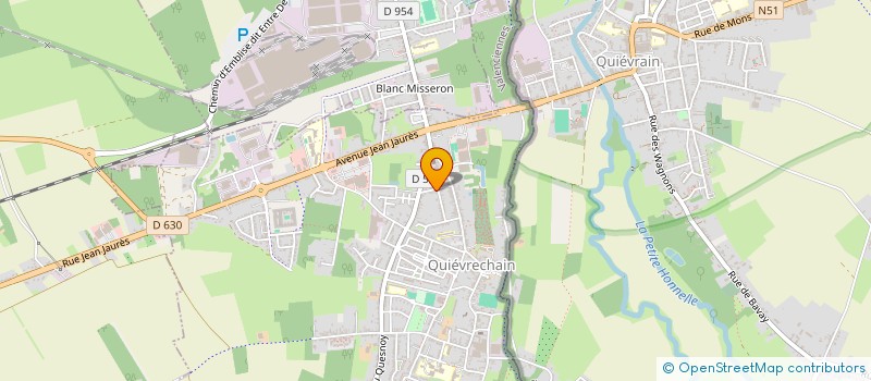 localisation de l'entreprise MONSIEUR ROMAIN BENSALAH  QUIEVRECHAIN