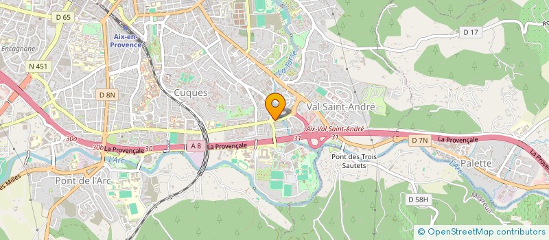 localisation de l'entreprise MONSIEUR ROMAIN BENSUSSAN à AIX-EN-PROVENCE