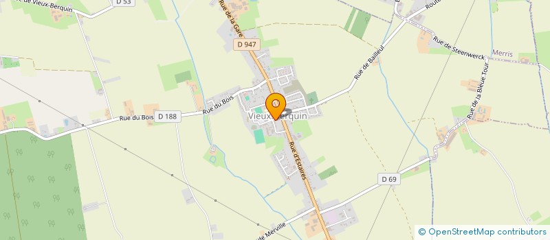 localisation de l'entreprise MONSIEUR ROMAIN BERAL  VIEUX-BERQUIN