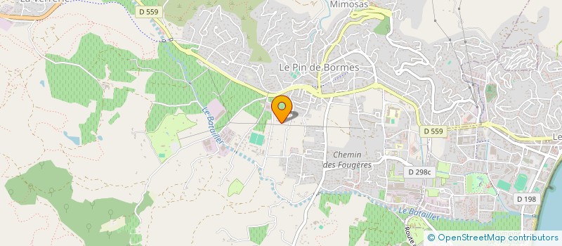 localisation de l'entreprise MONSIEUR ROMAIN-BERANGER FOUQUET  BORMES-LES-MIMOSAS