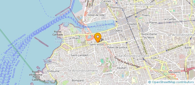 localisation de l'entreprise MONSIEUR ROMAIN BERARD à MARSEILLE