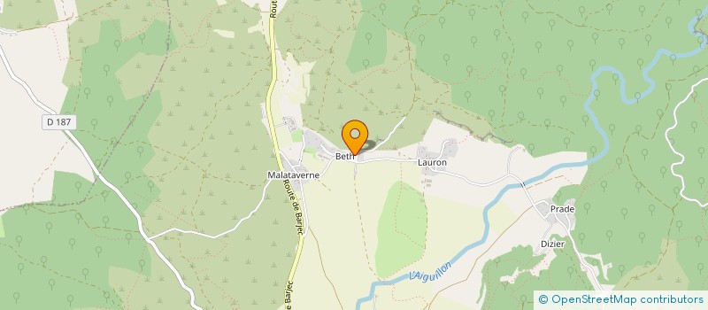 localisation de l'entreprise MONSIEUR ROMAIN BERARD  BROUZET-LES-ALES