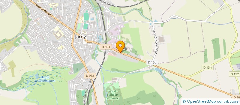 localisation de l'entreprise MONSIEUR ROMAIN BERARD  JARNY