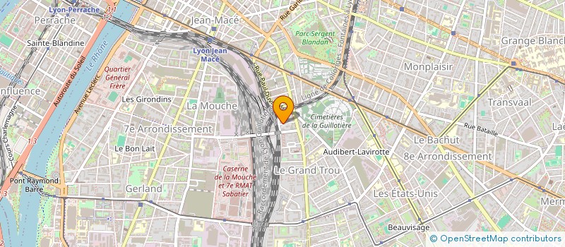 localisation de l'entreprise MONSIEUR ROMAIN BERAUD  LYON