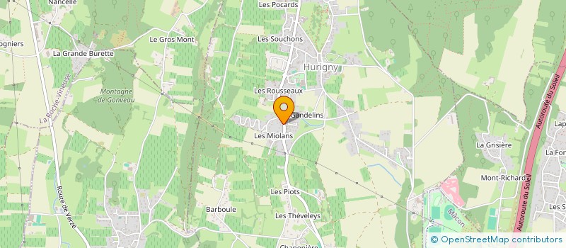 localisation de l'entreprise MONSIEUR ROMAIN BERNARD à HURIGNY