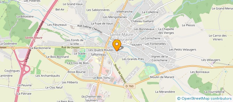 localisation de l'entreprise MONSIEUR ROMAIN BERNARDO  MARCILLY-SUR-VIENNE