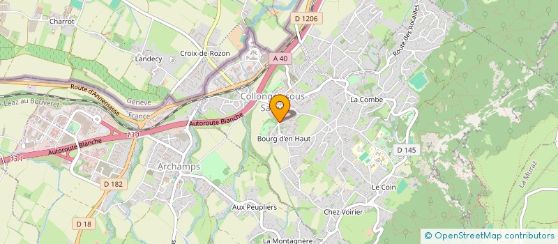 localisation de l'entreprise MONSIEUR ROMAIN BERSEGOL  COLLONGES-SOUS-SALEVE