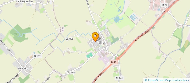 localisation de l'entreprise MONSIEUR ROMAIN BERTHE  LA BASSEE