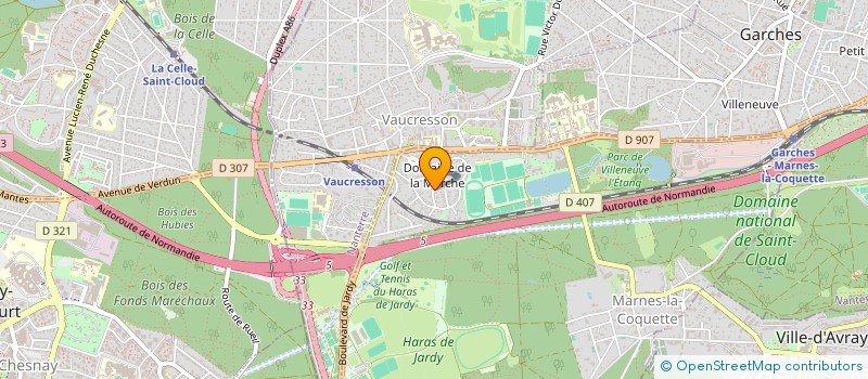 localisation de l'entreprise MONSIEUR ROMAIN BERTHIAUX  MARNES-LA-COQUETTE