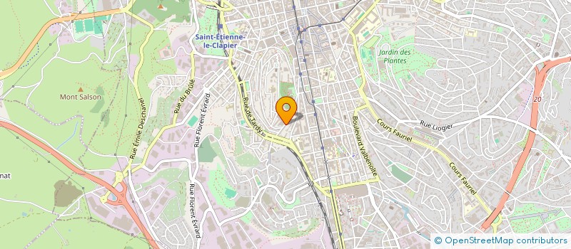 localisation de l'entreprise MONSIEUR ROMAIN BERTHOLLET  SAINT-ETIENNE