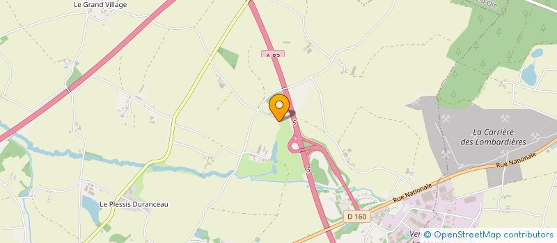 localisation de l'entreprise MONSIEUR ROMAIN BERTHOME  ESSARTS-EN-BOCAGE