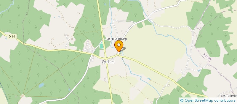 localisation de l'entreprise MONSIEUR ROMAIN BESNARD à ORCHES