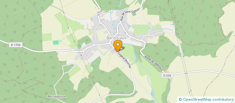 localisation de l'entreprise MONSIEUR ROMAIN BETEMS  BARISIS-AUX-BOIS