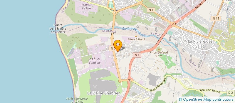 localisation de l'entreprise MONSIEUR ROMAIN BETS à SAINT-PAUL