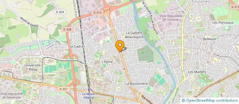 localisation de l'entreprise MONSIEUR ROMAIN BEUCHER à LE MANS