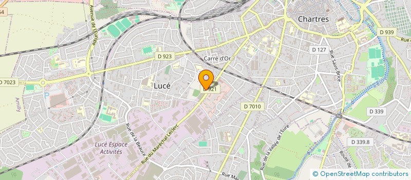 localisation de l'entreprise MONSIEUR ROMAIN BEUCHER à LUCE