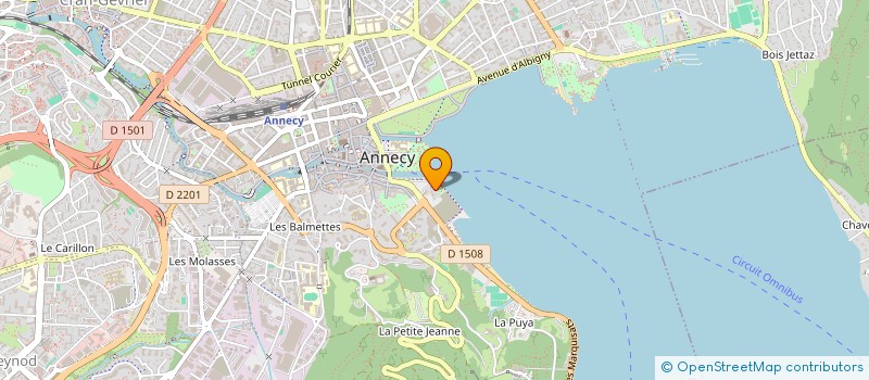 localisation de l'entreprise MONSIEUR ROMAIN BEYNETTE à ANNECY