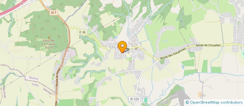 localisation de l'entreprise MONSIEUR ROMAIN BIANCHI  CHUZELLES