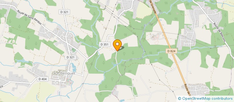 localisation de l'entreprise MONSIEUR ROMAIN BICHAUD  BENQUET