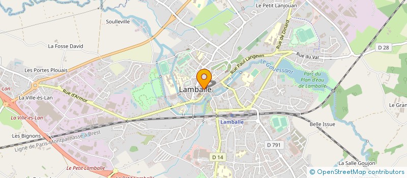 localisation de l'entreprise MONSIEUR ROMAIN BIDON  LAMBALLE-ARMOR