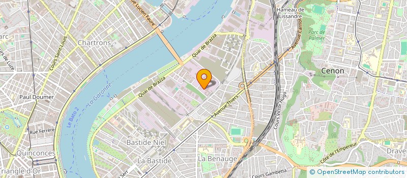 localisation de l'entreprise MONSIEUR ROMAIN BIGEAUD  BORDEAUX