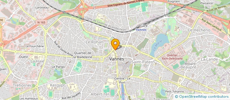 localisation de l'entreprise MONSIEUR ROMAIN BIGOT à VANNES