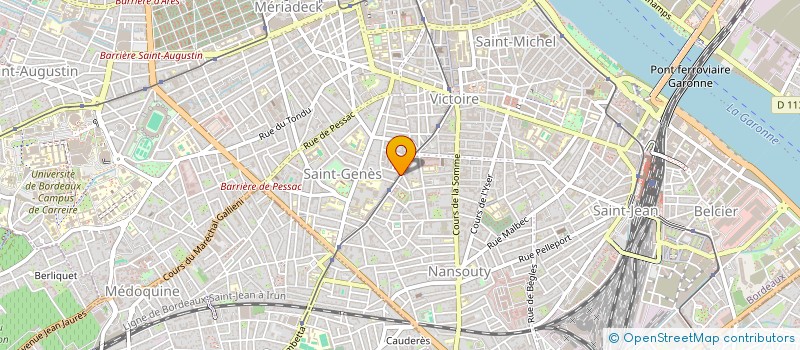 localisation de l'entreprise MONSIEUR ROMAIN BIHEL  BORDEAUX