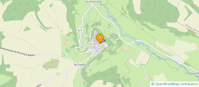 localisation de l'entreprise MONSIEUR ROMAIN BILLARD à FLAVIGNY-SUR-OZERAIN
