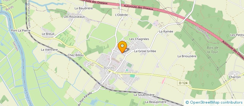 localisation de l'entreprise MONSIEUR ROMAIN BINET  BORDS