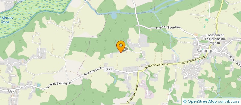 localisation de l'entreprise MONSIEUR ROMAIN BIOS  SAUBRIGUES