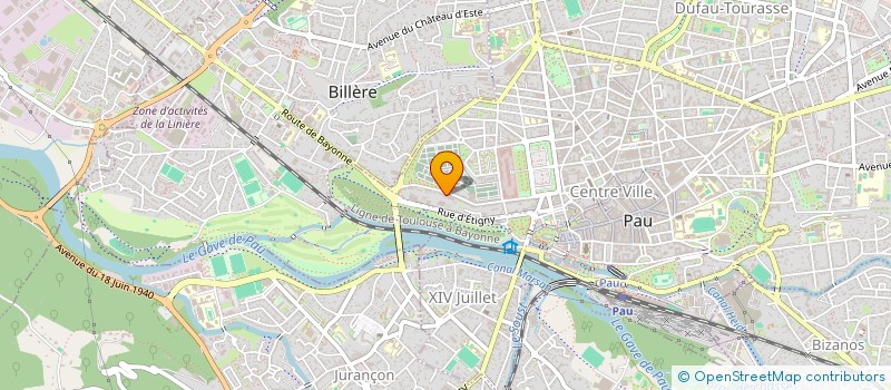 localisation de l'entreprise MONSIEUR ROMAIN BIRATELLE à PAU