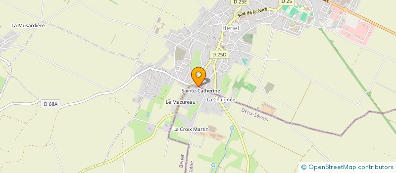 localisation de l'entreprise MONSIEUR ROMAIN BIRAUD  BENET