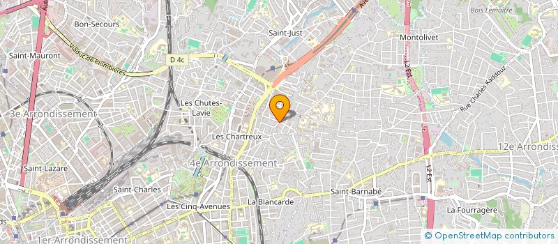 localisation de l'entreprise MONSIEUR ROMAIN BISOGNO  MARSEILLE