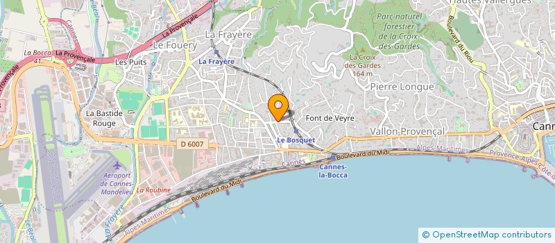 localisation de l'entreprise MONSIEUR ROMAIN BJEDOW à CANNES