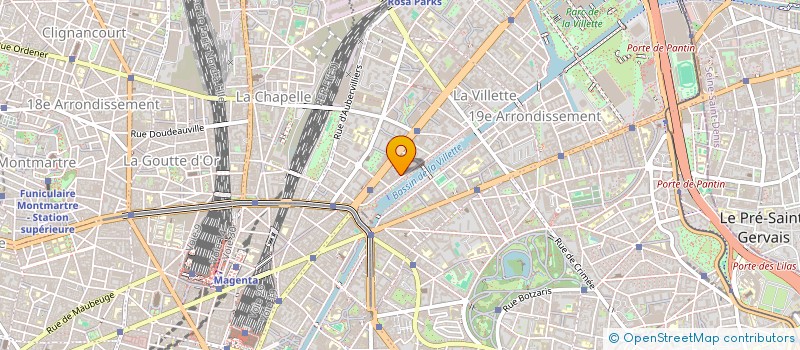 localisation de l'entreprise MONSIEUR ROMAIN BLANC  PARIS