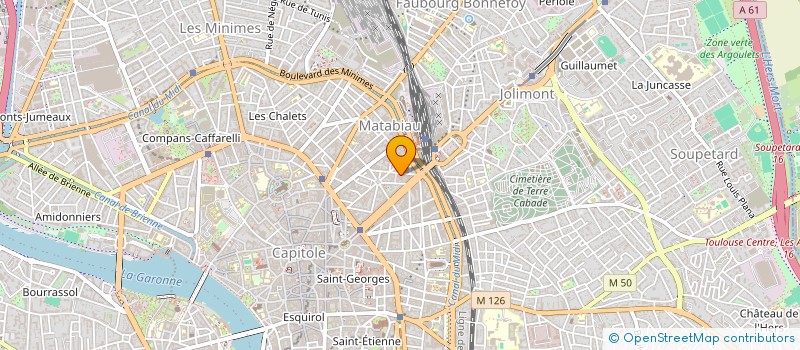 localisation de l'entreprise MONSIEUR ROMAIN BLANCHARD à TOULOUSE