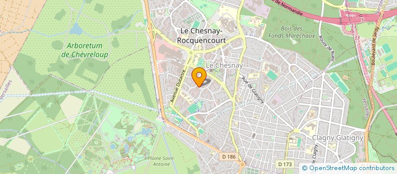 localisation de l'entreprise MONSIEUR ROMAIN BLANCHET à LE CHESNAY-ROCQUENCOURT