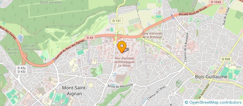 localisation de l'entreprise MONSIEUR ROMAIN BLANDIN  MONT-SAINT-AIGNAN