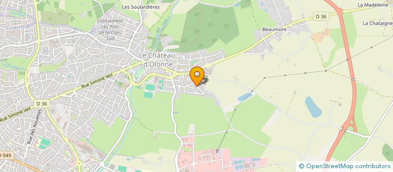 localisation de l'entreprise MONSIEUR ROMAIN BLANOT à LES SABLES D'OLONNE