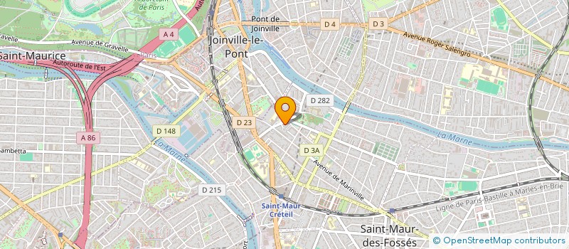 localisation de l'entreprise MONSIEUR ROMAIN BLIN à SAINT-MAUR-DES-FOSSES