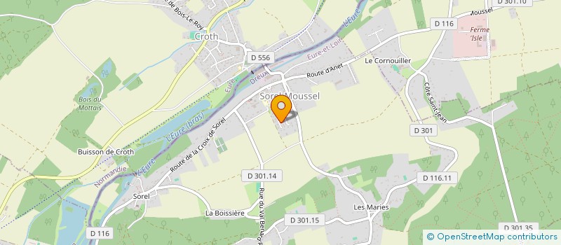 localisation de l'entreprise MONSIEUR ROMAIN BLONDEL à SOREL-MOUSSEL