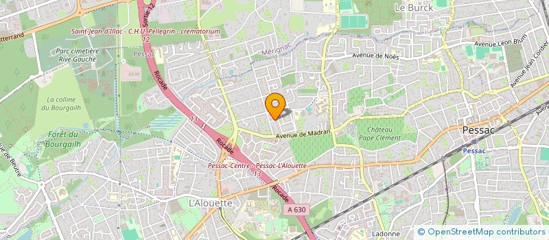 localisation de l'entreprise MONSIEUR ROMAIN BODENAN à PESSAC