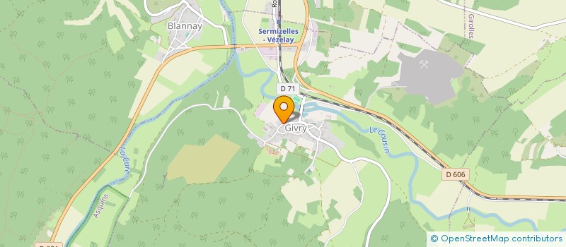 localisation de l'entreprise MONSIEUR ROMAIN BOISSEAU à GIVRY