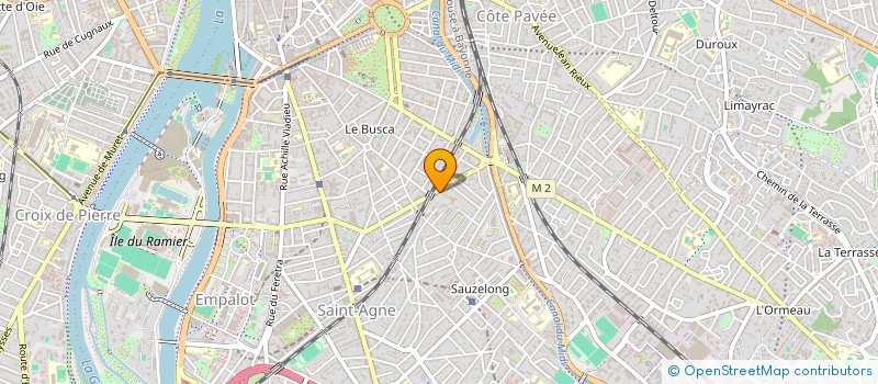 localisation de l'entreprise MONSIEUR ROMAIN BOISSIERR  TOULOUSE