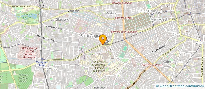 localisation de l'entreprise MONSIEUR ROMAIN BOISSIN  BORDEAUX