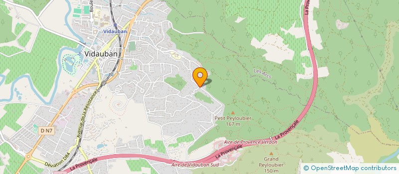 localisation de l'entreprise MONSIEUR ROMAIN BOITEL  VIDAUBAN