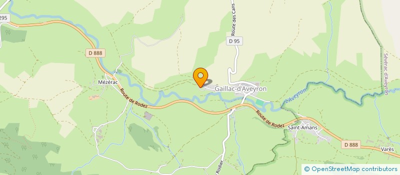 localisation de l'entreprise MONSIEUR ROMAIN BOLLON  GAILLAC-D'AVEYRON