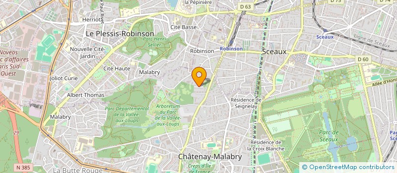 localisation de l'entreprise MONSIEUR ROMAIN BOMPAS à CHATENAY-MALABRY