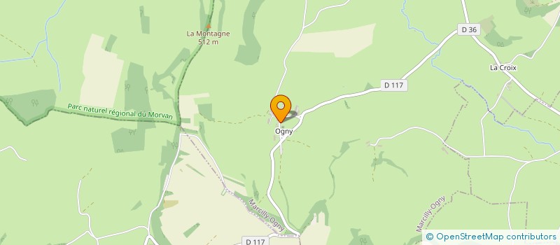 localisation de l'entreprise MONSIEUR ROMAIN BONDY  MARCILLY-OGNY