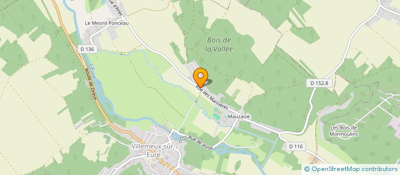 localisation de l'entreprise MONSIEUR ROMAIN BONNEAU à VILLEMEUX-SUR-EURE